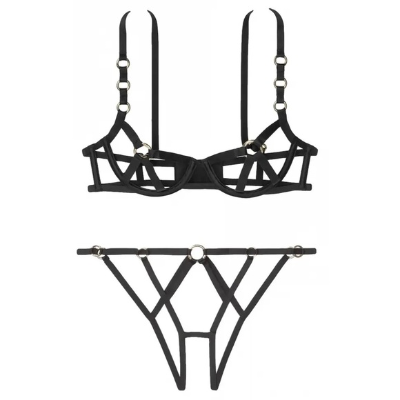 Victoria's Secret Other - VICTORIA’S SECRET VS Very Sexy Unlined Strappy Balconette Bra/Panty Set XS/S